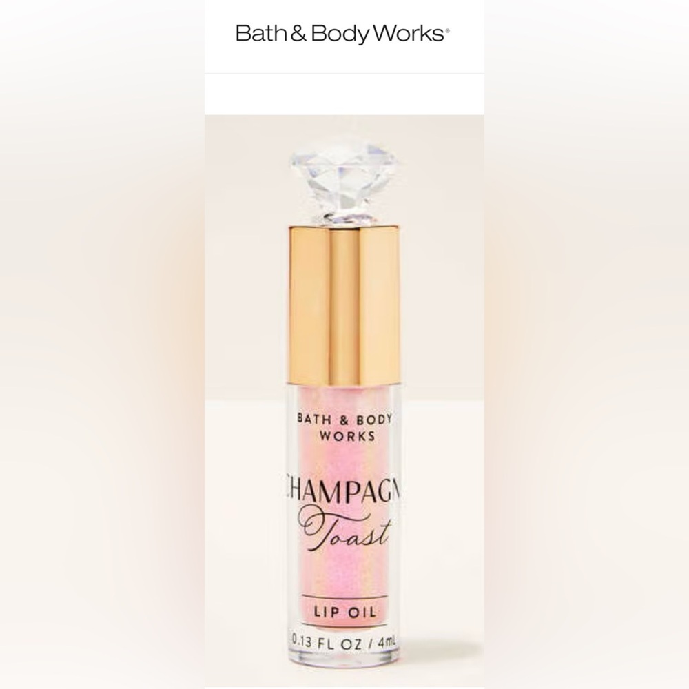 BATH & BODY WORKS Champagne Toast Lip Oil 0.13 FlOz / 4 ml NEW